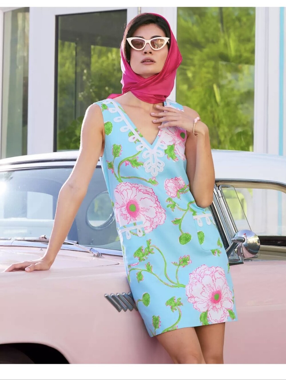 Lilly Pulitzer Sidonie Shift In Bursting Blooms Engine